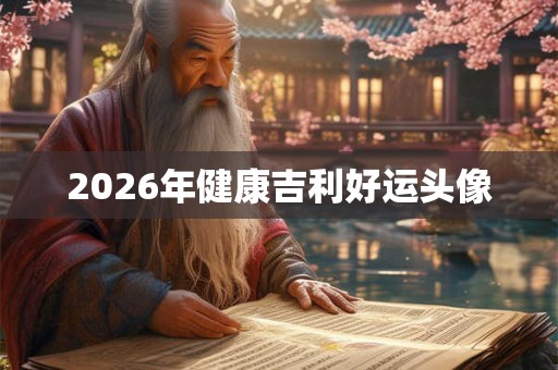 2026年健康吉利好运头像