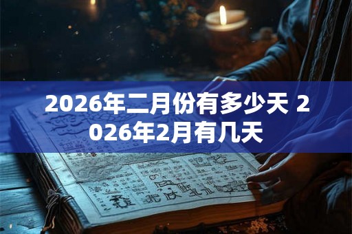 2026年二月份有多少天 2026年2月有几天