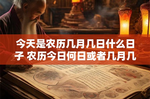 今天是农历几月几日什么日子 农历今日何日或者几月几日是农历哪个节气 今天是农历几月几日什么日子 农历今日何日或者几月几日是农历哪个节气