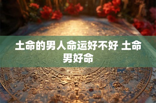 土命的男人命运好不好 土命男好命