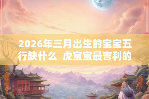 2026年三月出生的宝宝五行缺什么  虎宝宝最吉利的名字