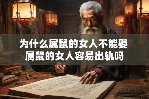 为什么属鼠的女人不能娶 属鼠的女人容易出轨吗
