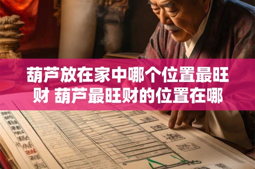 葫芦放在家中哪个位置最旺财 葫芦最旺财的位置在哪