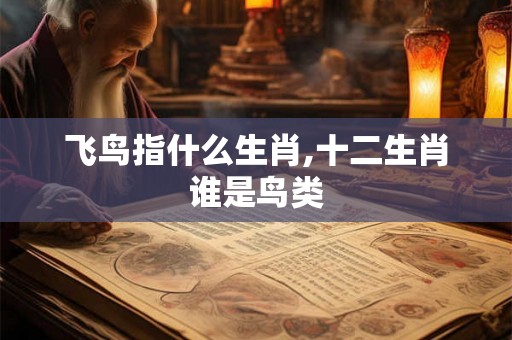 飞鸟指什么生肖,十二生肖谁是鸟类