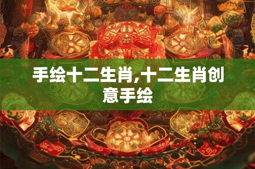 手绘十二生肖,十二生肖创意手绘