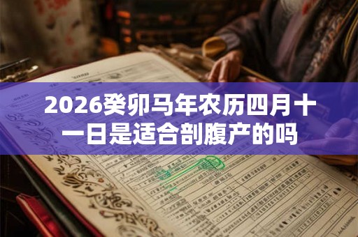 2026癸卯马年农历四月十一日是适合剖腹产的吗