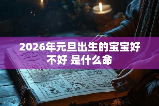 2026年元旦出生的宝宝好不好 是什么命 2026年元旦出生的宝宝好不好 是什么命
