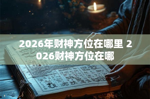 2026年财神方位在哪里 2026财神方位在哪 2026年财神方位在哪里 2026财神方位在哪