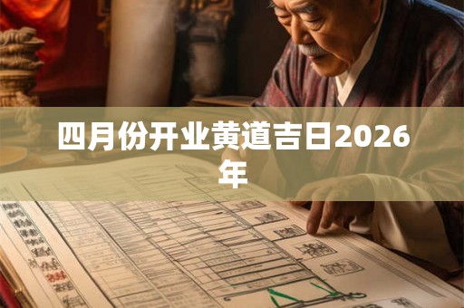 四月份开业黄道吉日2026年 四月份开业黄道吉日2026年