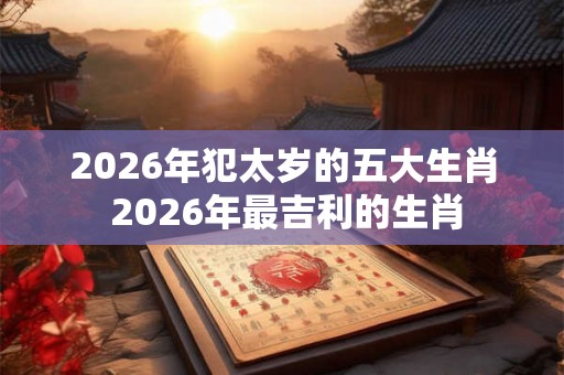 2026年犯太岁的五大生肖 2026年最吉利的生肖