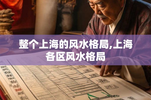 整个上海的风水格局,上海各区风水格局 整个上海的风水格局,上海各区风水格局