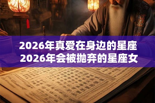 2026年真爱在身边的星座 2026年会被抛弃的星座女