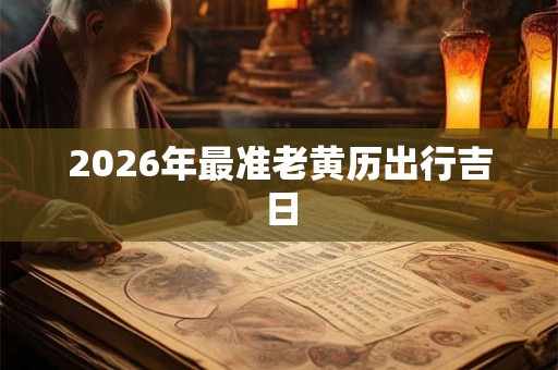 2026年最准老黄历出行吉日 2026年最准老黄历出行吉日