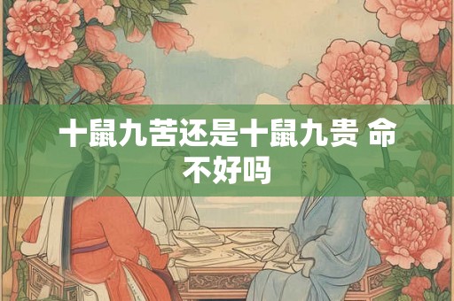 十鼠九苦还是十鼠九贵 命不好吗 十鼠九苦还是十鼠九贵 命不好吗