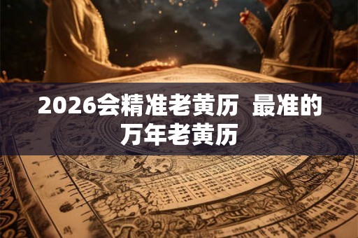 2026会精准老黄历  最准的万年老黄历
