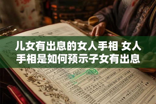 儿女有出息的女人手相 女人手相是如何预示子女有出息的 儿女有出息的女人手相 女人手相是如何预示子女有出息的