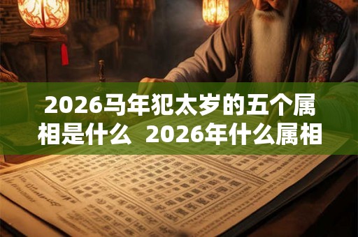 2026马年犯太岁的五个属相是什么  2026年什么属相犯太岁