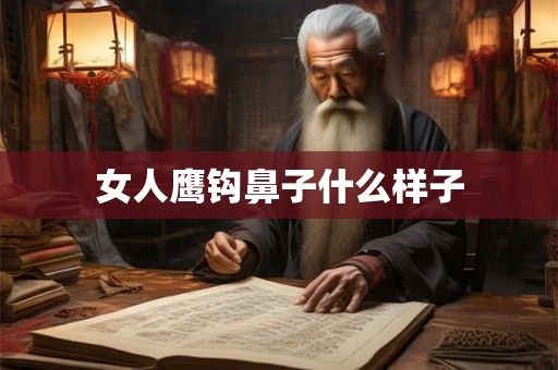 女人鹰钩鼻子什么样子