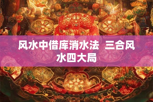 风水中借库消水法  三合风水四大局