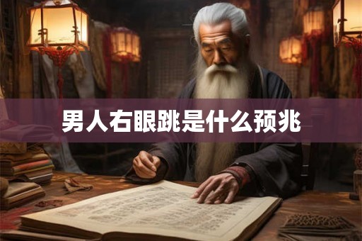 男人右眼跳是什么预兆