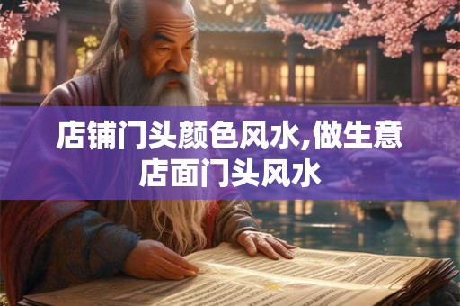 店铺门头颜色风水,做生意店面门头风水