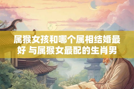 属猴女孩和哪个属相结婚最好 与属猴女最配的生肖男