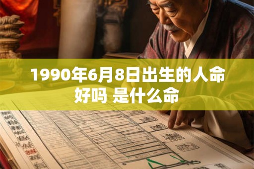1990年6月8日出生的人命好吗 是什么命