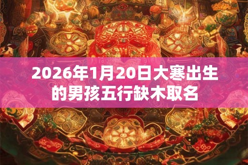 2026年1月20日大寒出生的男孩五行缺木取名
