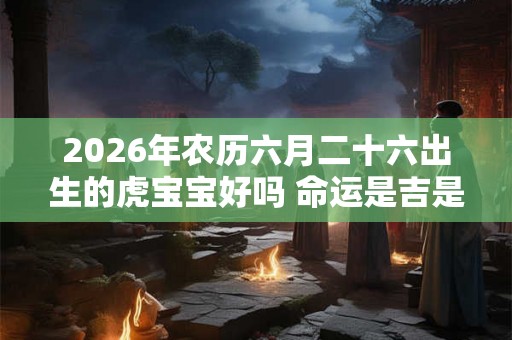 2026年农历六月二十六出生的虎宝宝好吗 命运是吉是凶