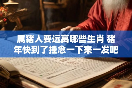属猪人要远离哪些生肖 猪年快到了挂念一下来一发吧属猪人应远离哪些生肖