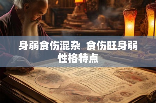 身弱食伤混杂  食伤旺身弱性格特点