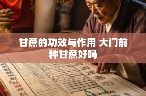 甘蔗的功效与作用 大门前种甘蔗好吗