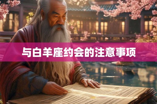 与白羊座约会的注意事项