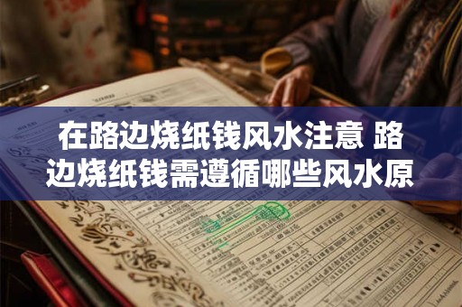 在路边烧纸钱风水注意 路边烧纸钱需遵循哪些风水原则