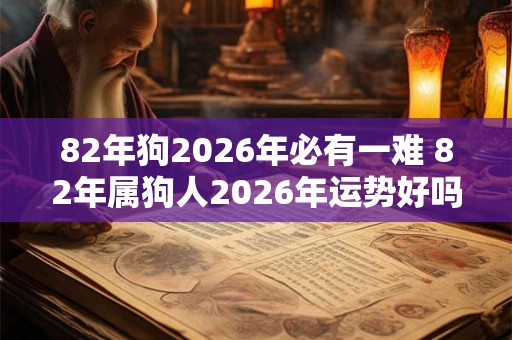 82年狗2026年必有一难 82年属狗人2026年运势好吗