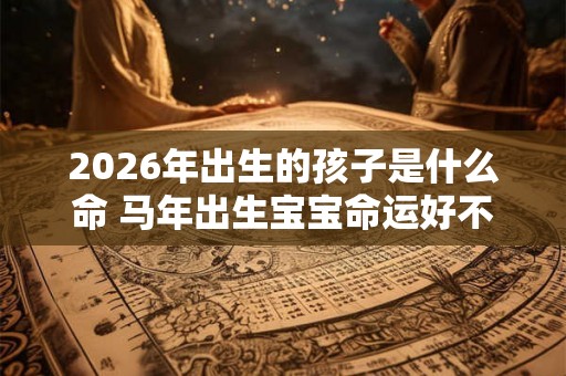 2026年出生的孩子是什么命 马年出生宝宝命运好不好