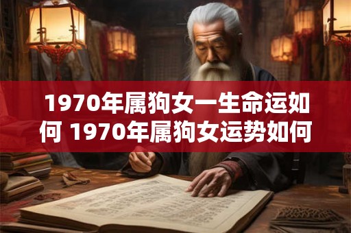 1970年属狗女一生命运如何 1970年属狗女运势如何