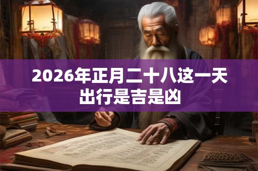 2026年正月二十八这一天出行是吉是凶 2026年正月二十八这一天出行是吉是凶
