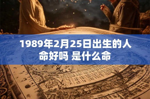 1989年2月25日出生的人命好吗 是什么命 1989年2月25日出生的人命好吗 是什么命