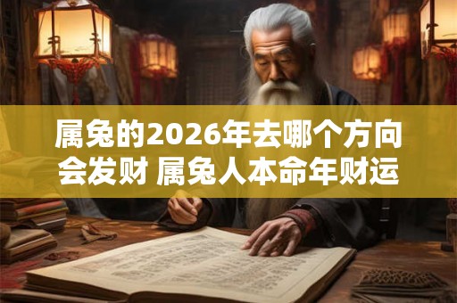 属兔的2026年去哪个方向会发财 属兔人本命年财运怎么样