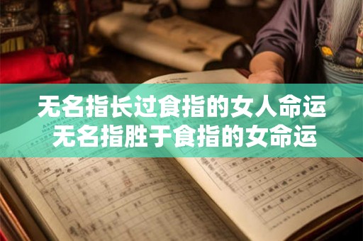 无名指长过食指的女人命运 无名指胜于食指的女命运如何