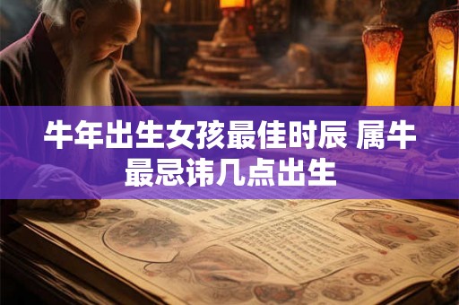 牛年出生女孩最佳时辰 属牛最忌讳几点出生 牛年出生女孩最佳时辰 属牛最忌讳几点出生
