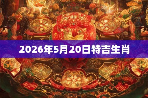 2026年5月20日特吉生肖