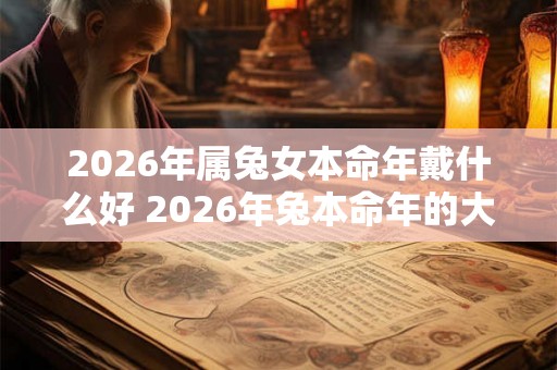 2026年属兔女本命年戴什么好 2026年兔本命年的大忌