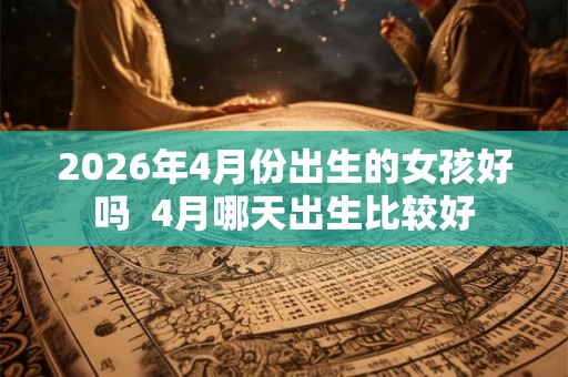 2026年4月份出生的女孩好吗  4月哪天出生比较好