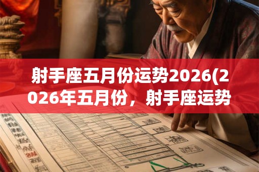 射手座五月份运势2026(2026年五月份,射手座运势如何发展?) 射手座五月份运势2026(2026年五月份,射手座运势如何发展?)