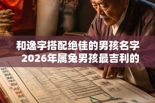 和逸字搭配绝佳的男孩名字  2026年属兔男孩最吉利的名字