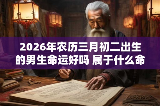 2026年农历三月初二出生的男生命运好吗 属于什么命