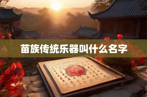 苗族传统乐器叫什么名字