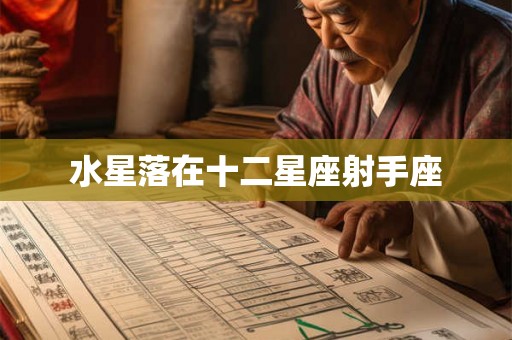 水星落在十二星座射手座